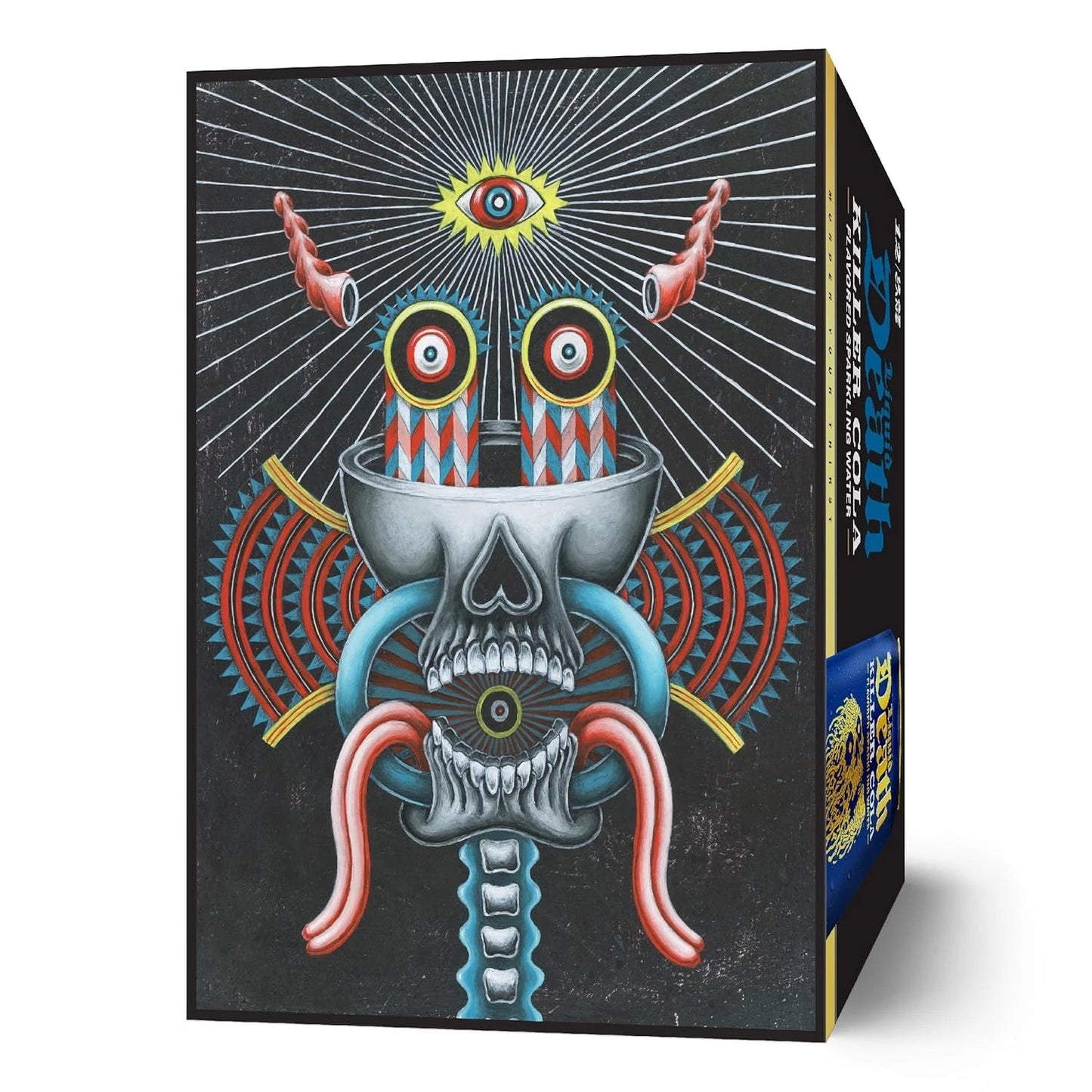 Liquid Death Sparkling Water Killer Cola Liquid Death Soda-Flavored Less Sugar