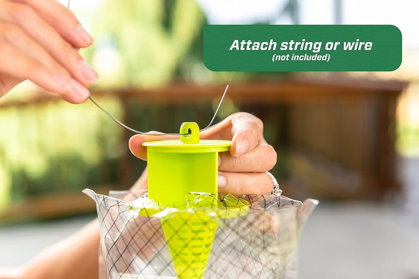 RESCUE! Big Bag Fly Trap Disposable, Outdoor Use 12 Traps Hanging Style