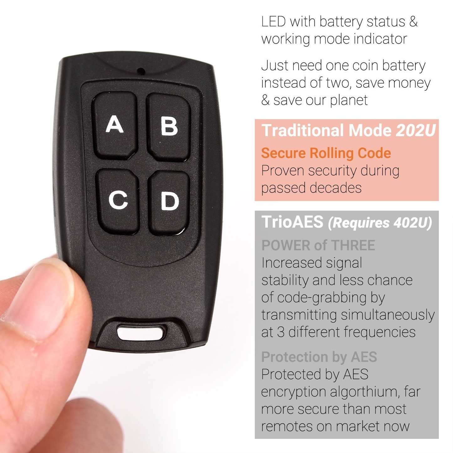 Solidremote 12V-24V Secure Wireless RF Remote Control Relay Switch