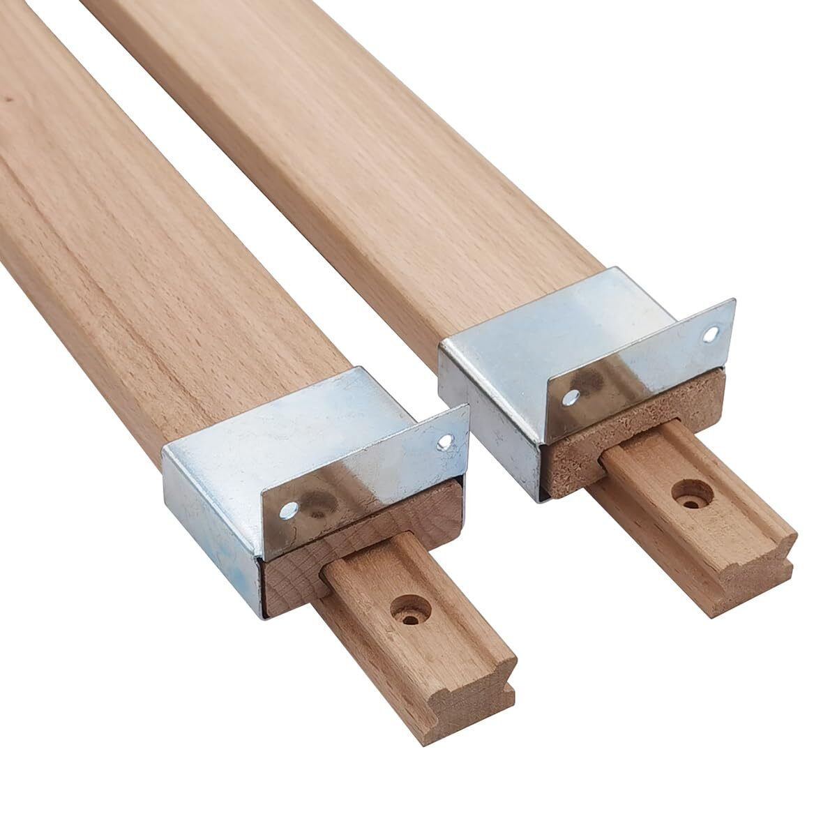 Btibpse Wooden Drawer Slides 16 Inches Classic Wood Center Guide Track