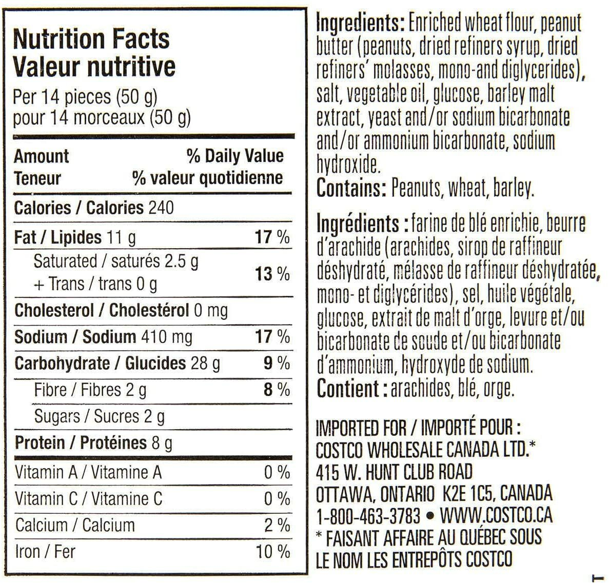 Kirkland Signature Valencia Peanut Butter Filled Pretzels 55 oz 2 Jars
