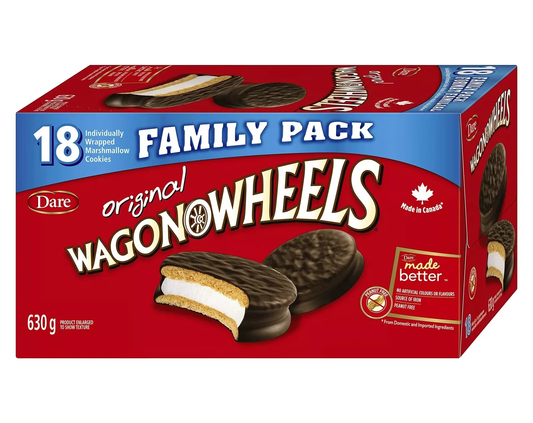 Dare Original Wagon Wheels Chocolate Marshmallow Cookies, 630g - FREE SHIPPING