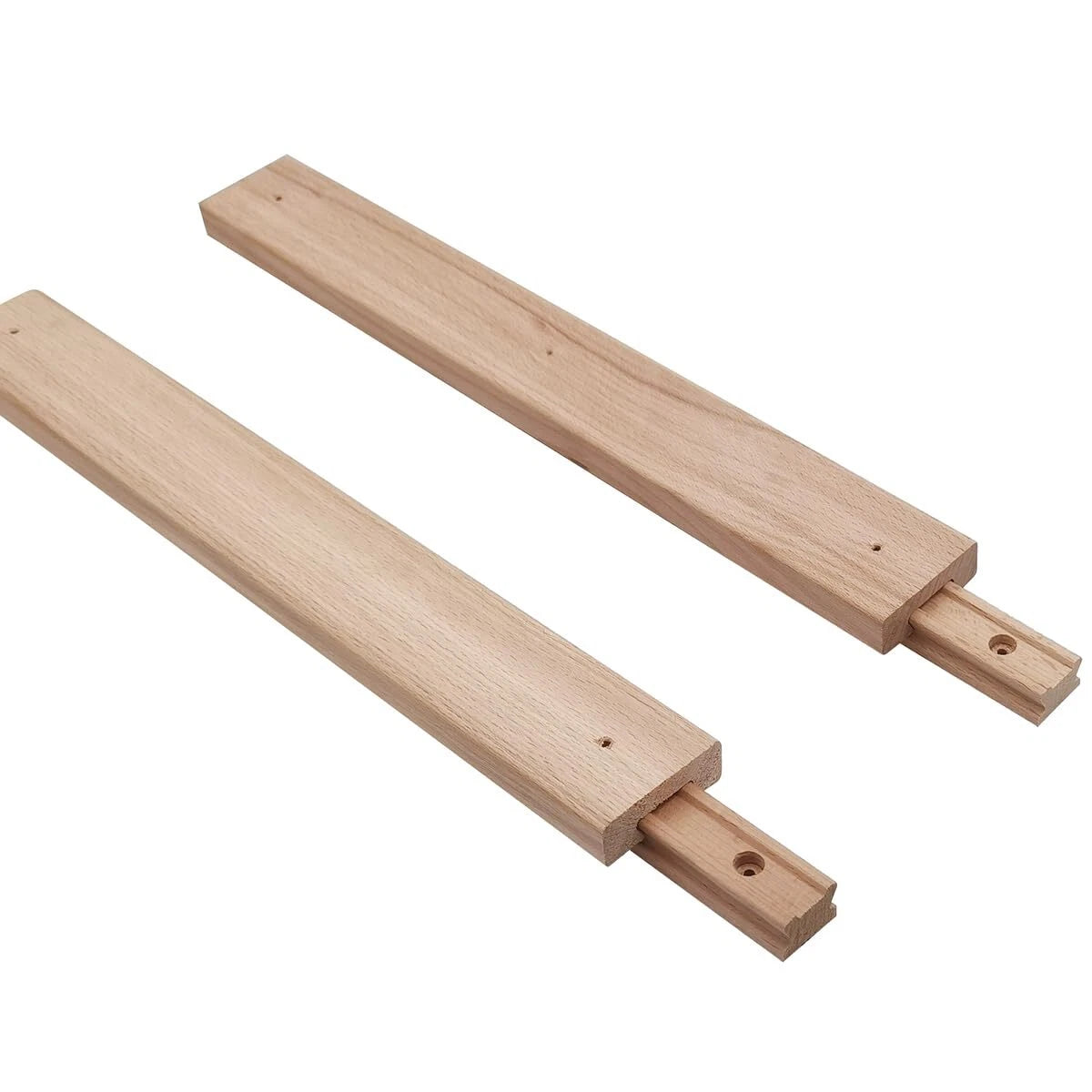 Btibpse Wooden Drawer Slides 16 Inches Classic Wood Center Guide Track