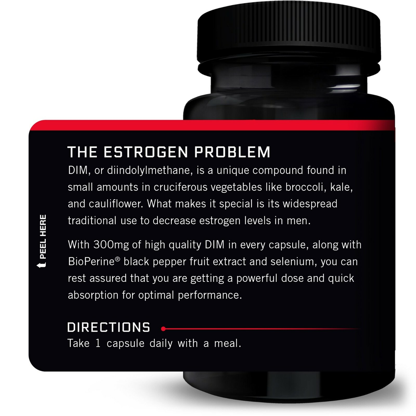 Force Factor DIM 300mg Hormonal Balance & Estrogen Metabolism Support - 30 Capsules