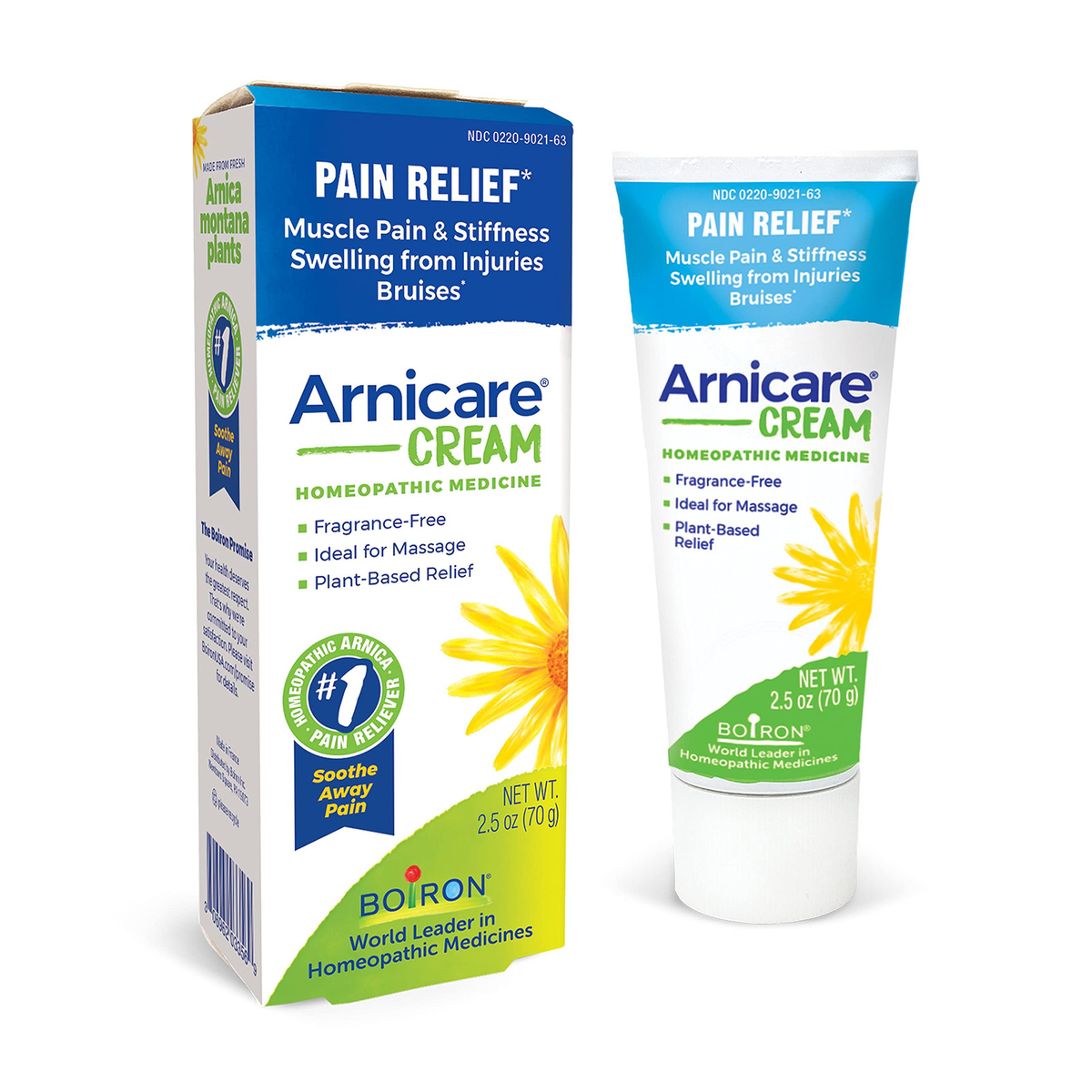 Boiron Arnica Cream 25 Ounce Natural Pain Relief for Muscle Aches and Bruises
