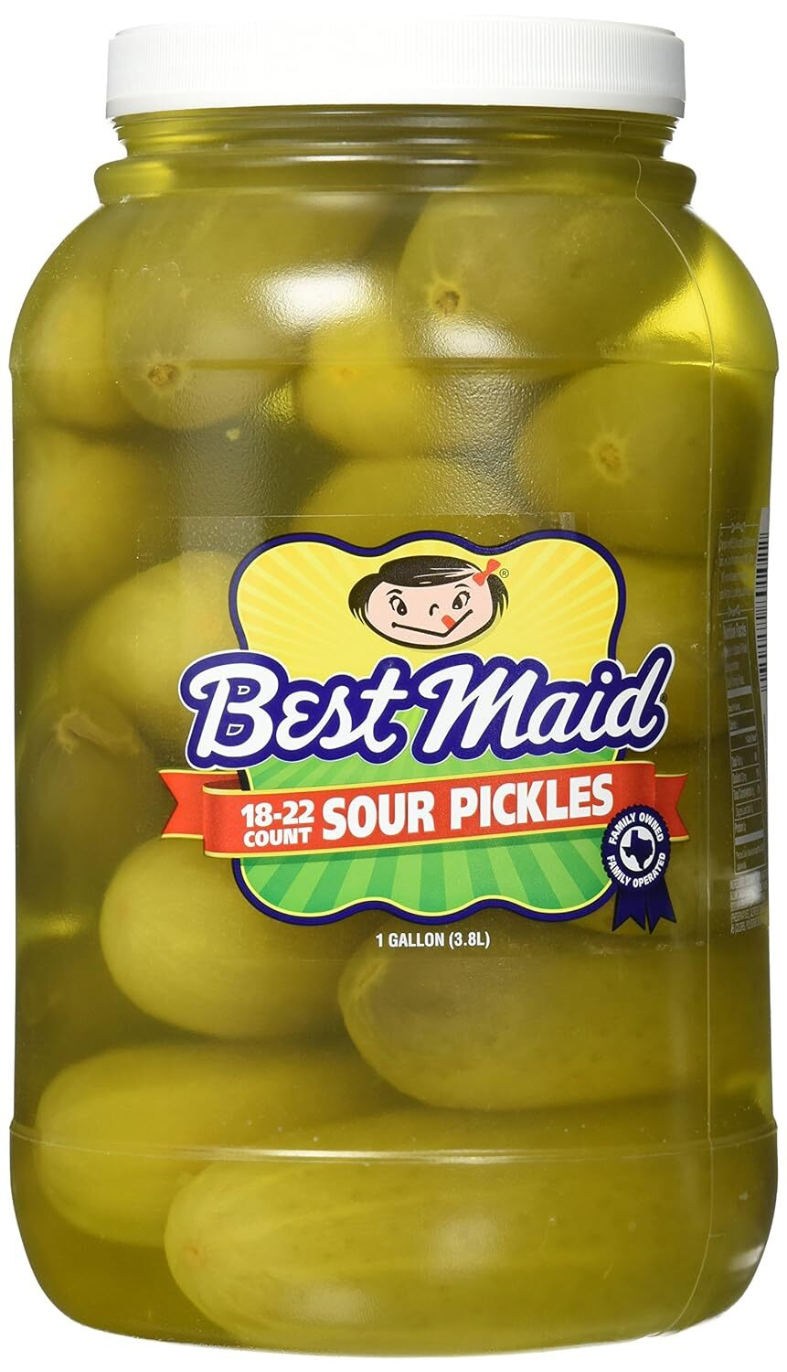 Best Maid Sour Pickles 1 Gal Jar 128 Fl Oz Pack Of 1 18 Count