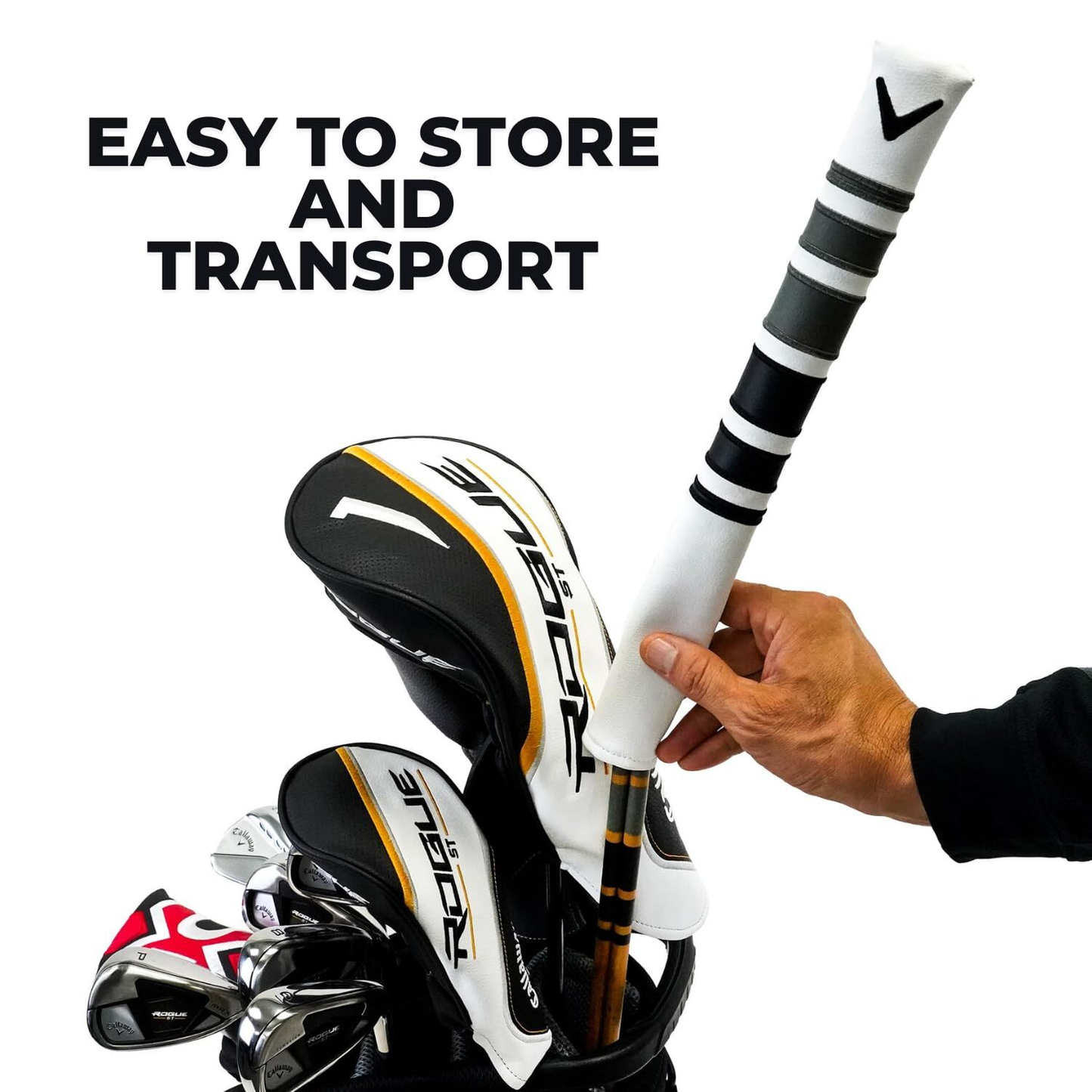 Callaway Heritage Wood Golf Alignment Sticks with Cover