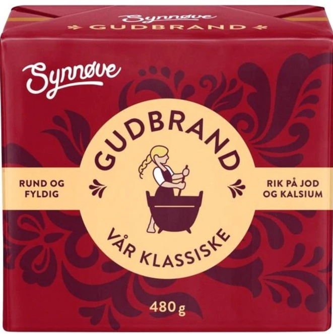 Gudbrandsdalsost Norwegian Brown Cheese | 480g (16.9 oz) | Authentic Brunost | Made in Norway | FREE SHIPPING 🇳🇴