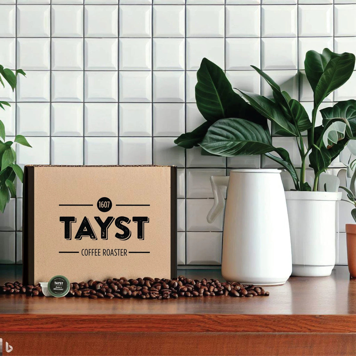 Tayst Happy Hazelnut Coffee Pods Medium Roast K Cup Compatible Single Serve Coffee