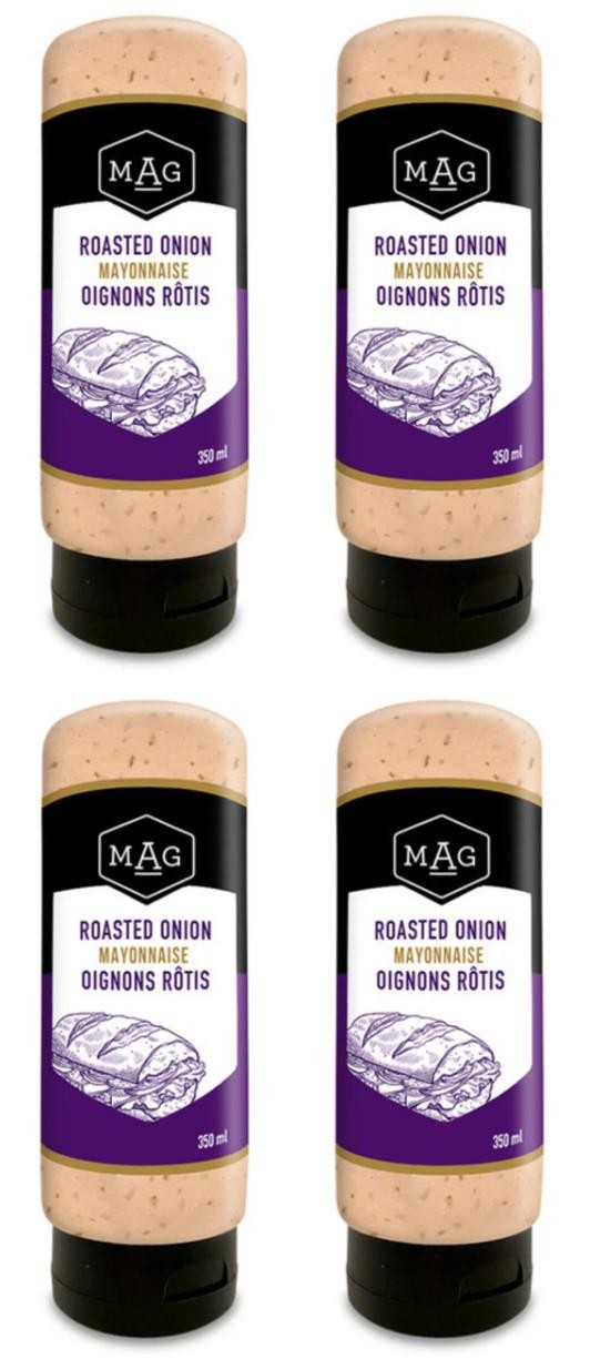 MAG Quebec Mayonnaise Roasted Onion 350ml (4 Pack)