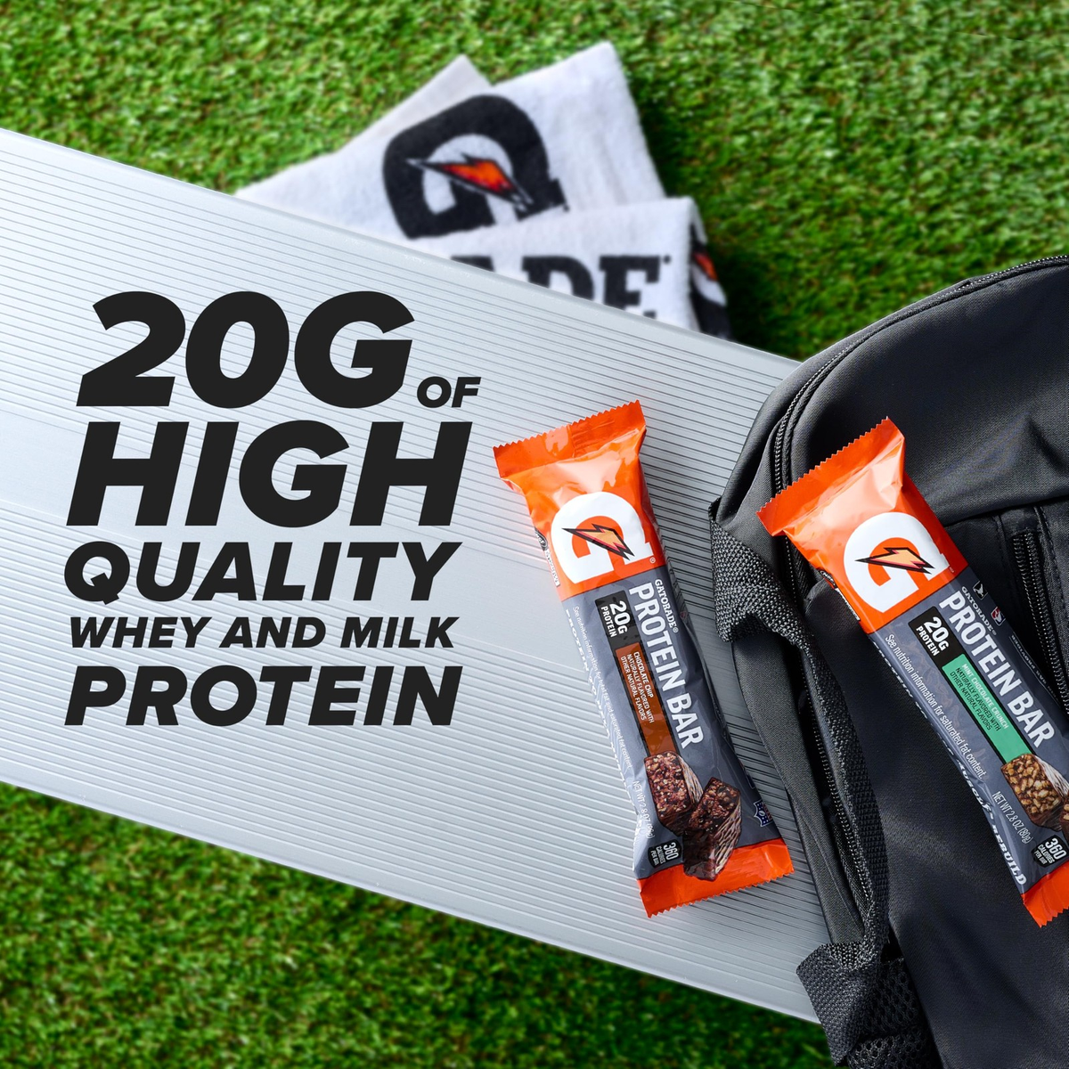 Gatorade Whey Protein Recover Bars Peanut Butter Chocolate | 12-Pack | 20g Protein Each | FREE SHIPPING 🥜🍫💪