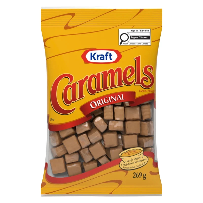 Kraft Original Caramels Chewy Candy 269g/9.5oz Bag - FREE SHIPPING