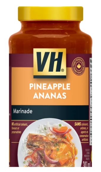 VH Pineapple Marinade Cooking Sauce, 341mL (2 Pack)