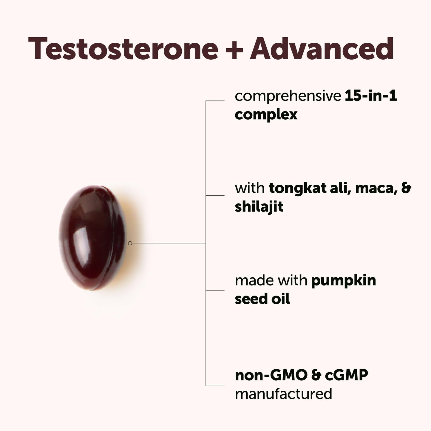 Micro Ingredients Testosterone+ Advanced for Men & Women, 240 Softgels | 15in...