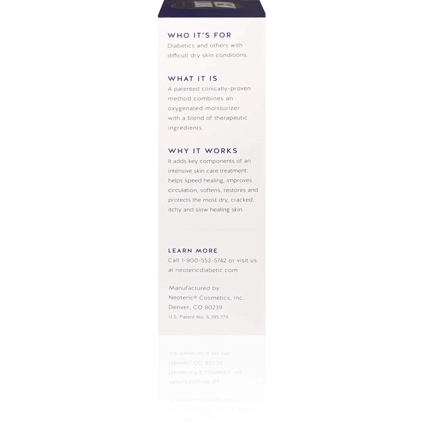 Blue White Skin Care Agent 4 Ounce Healing Cream For Wounds And Dry Skin