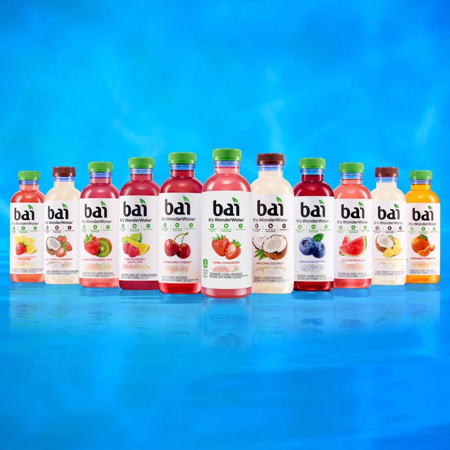 Bai Antioxidant Infused Water Beverage, Raspberry Lemon Lime, with Vitamin C ...