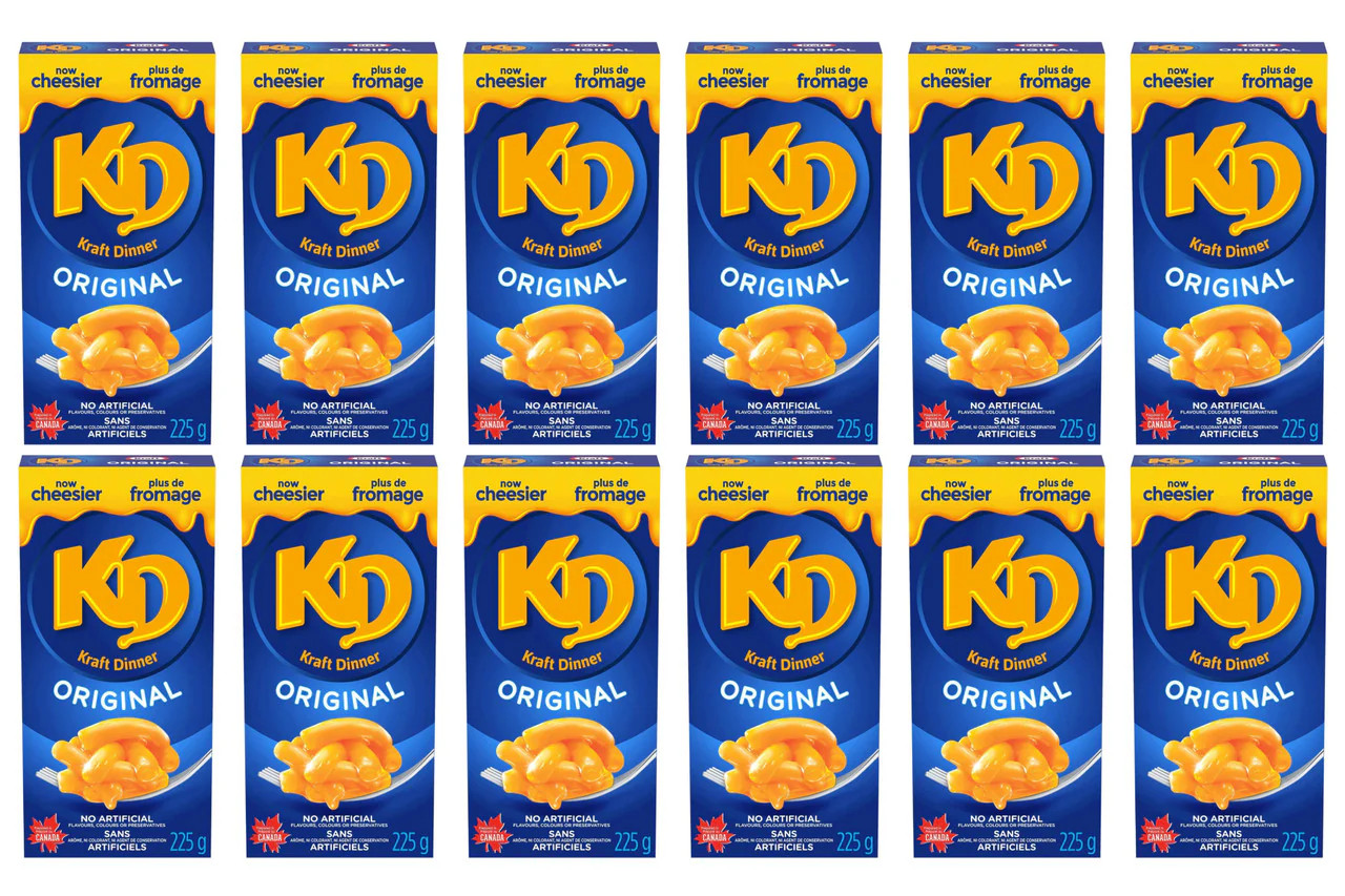 Kraft Dinner, Original Mac & Cheese 225g/7.6oz., 12ct