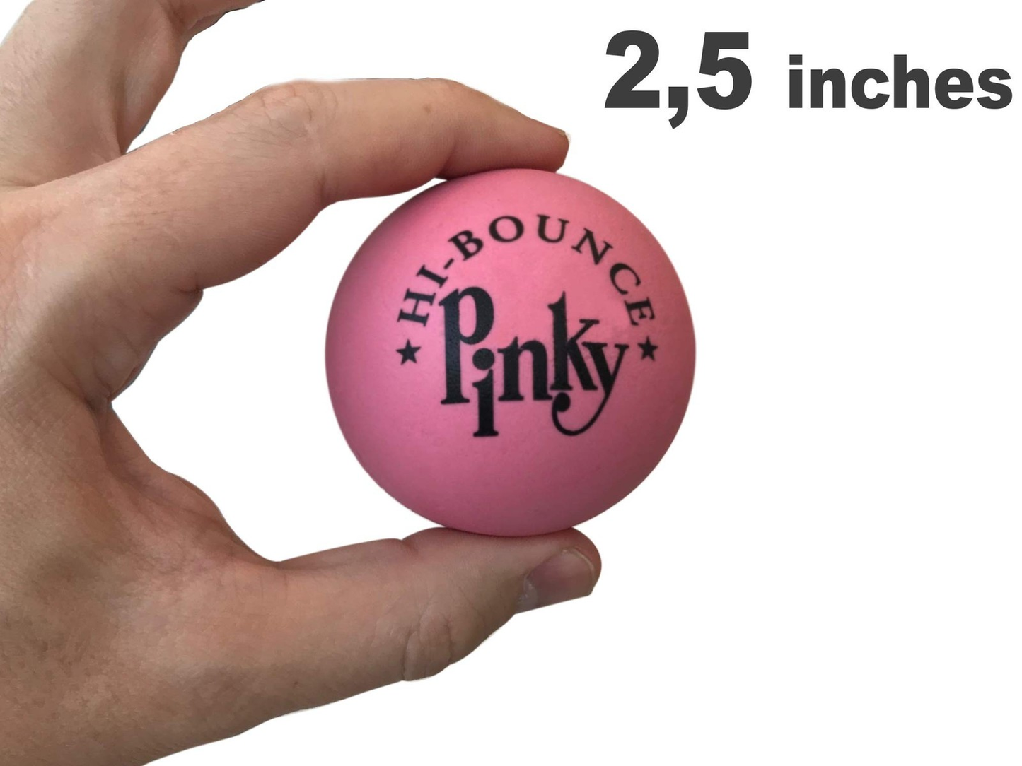 Premium Rubber Ball 24 Balls Pack Pinky Bouncy Ball Colorful Display Box and ...