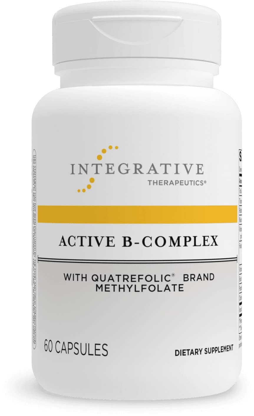 Integrative Therapeutics Active B-Complex 60 Capsules – 8 Active B Vitamins for Energy Support