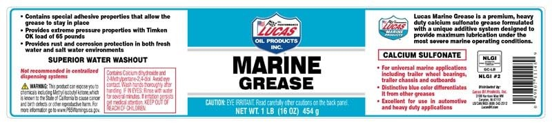Marine Grease for Boats  1 lb Tub for Lubrication and Protection