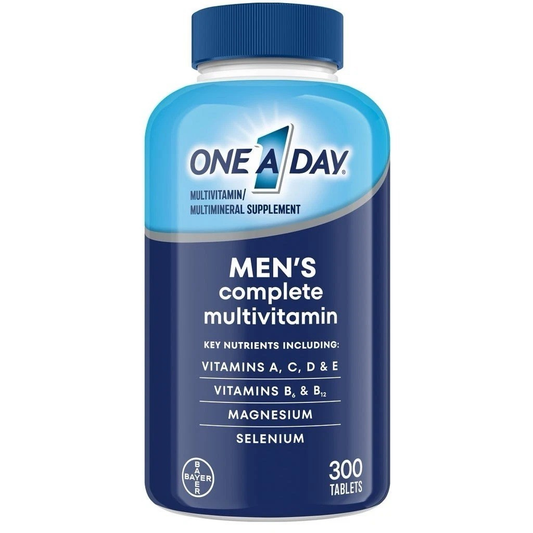 One A Day Men's Complete Multivitamin 300 Tablets Energy Immune Heart Health