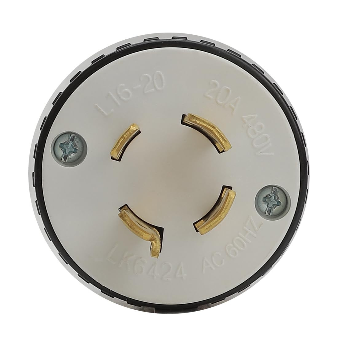 L16-20 Plug – NEMA L16-20P Locking Plug Rated 20A 480V Industrial Connector | Free Shipping