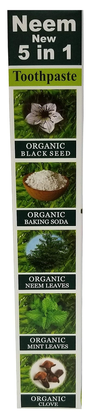 Neem Essential Toothpaste New 5-in-1 Formula 6 Pack Natural Oral Care