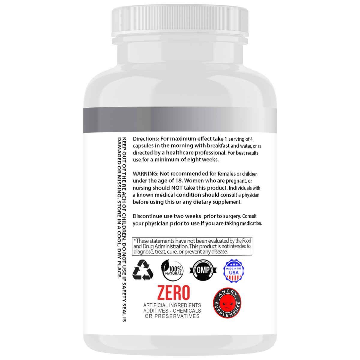 #1 Test Booster Monster Test Caps for Men 120 Capsules 2-Pack Male Performance Supplement-Free Shipping