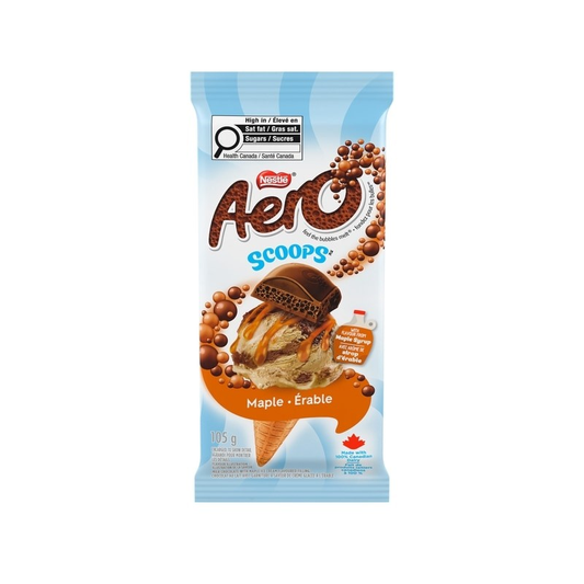 NESTLÉ AERO SCOOPS Maple Chocolate | 105g Bars | 3-Pack | Maple Ice Cream Flavored Filling | FREE SHIPPING 🍁🍫