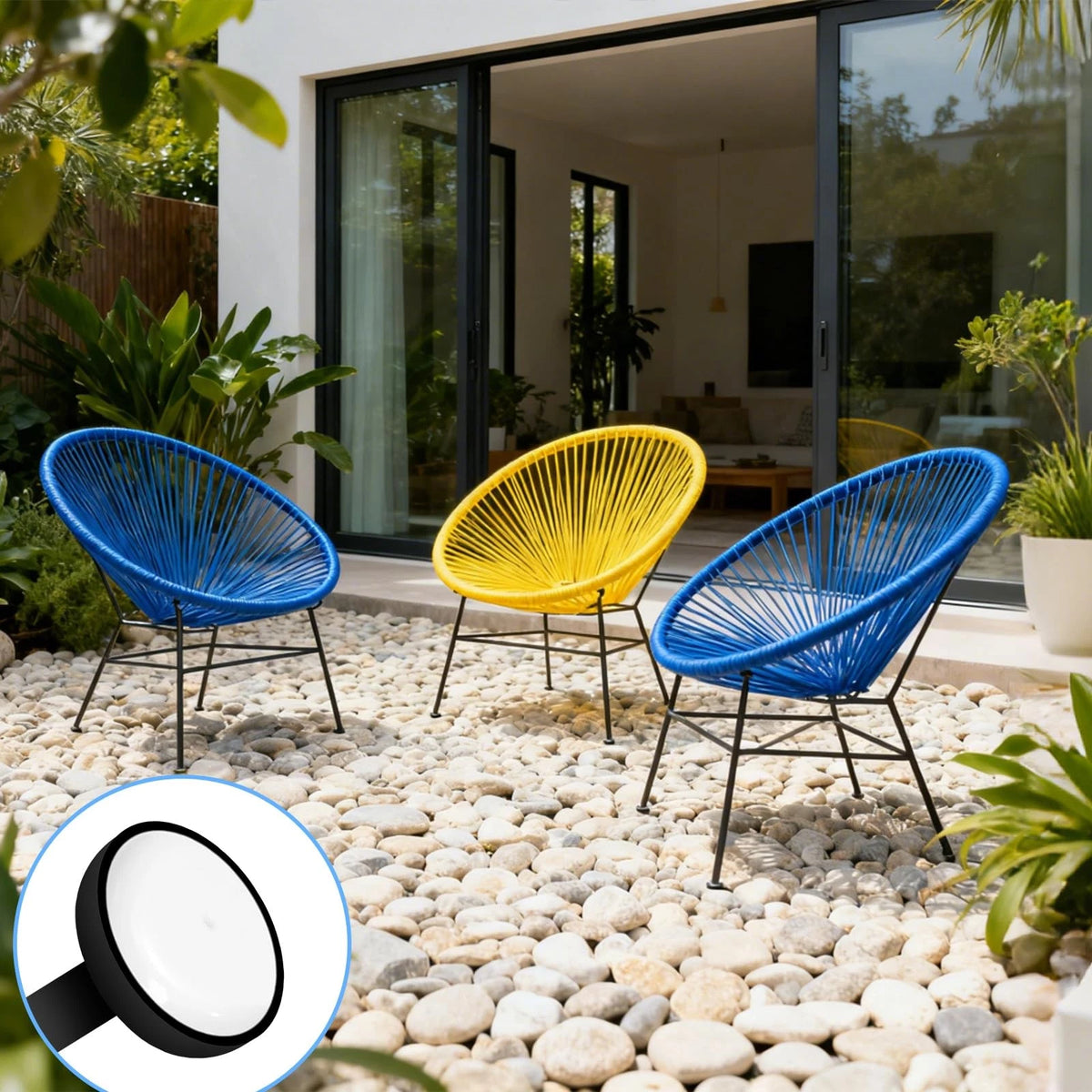 100 Pack 1.5" Patio Furniture Feet Caps | Plastic Chair Leg Glides for Metal Chairs & Tables | FREE SHIPPING 🪑🌿