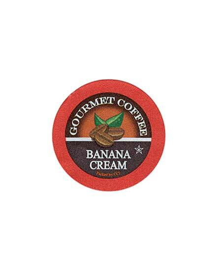 Banana Cream Flavored Coffee, Single Serve Cups for Keurig  Machines 24 ct