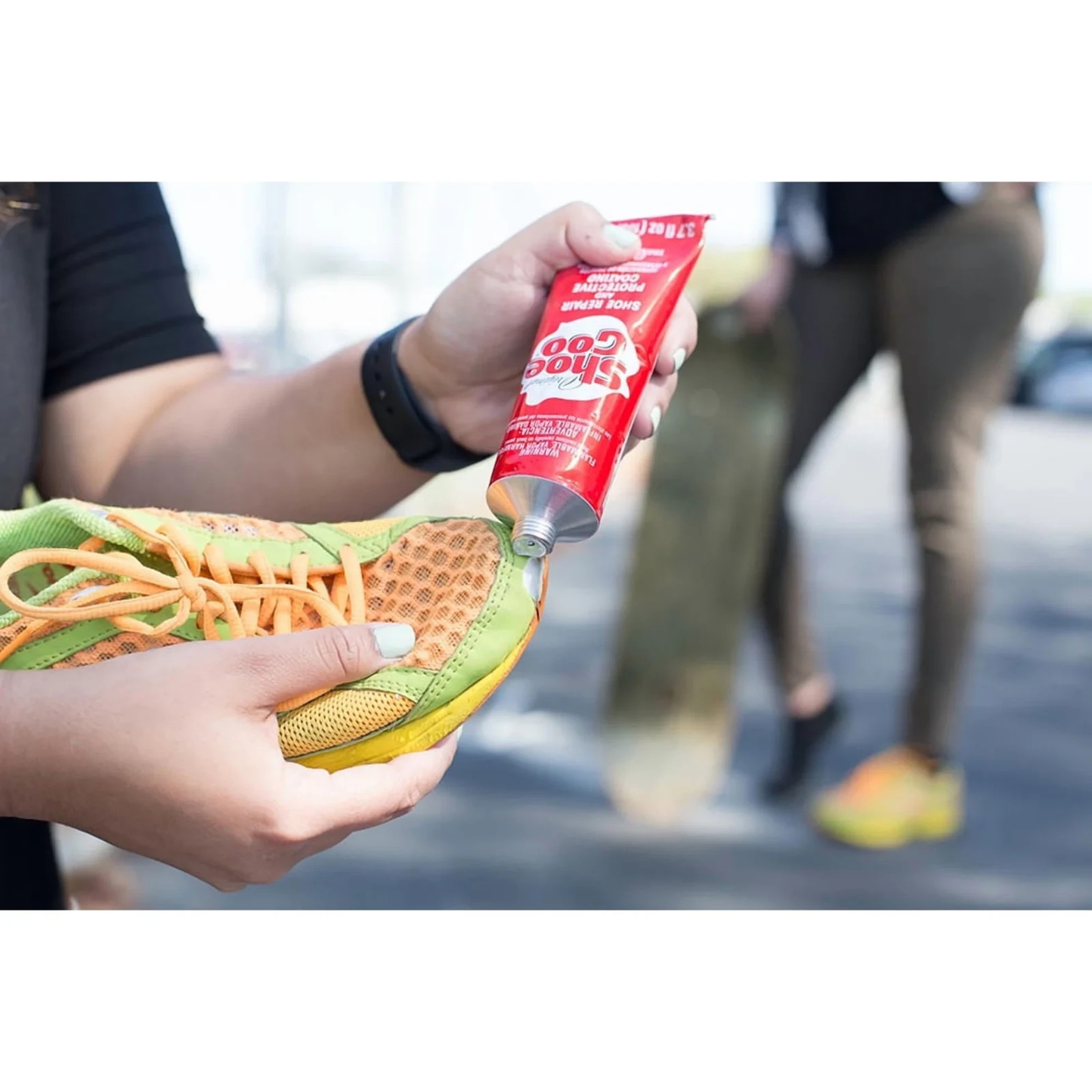 Shoe Goo Clear Shoe Repair Adhesive 3.7 oz Waterproof Flexible Glue Shoe Repair, Clear, 3.7 fl oz