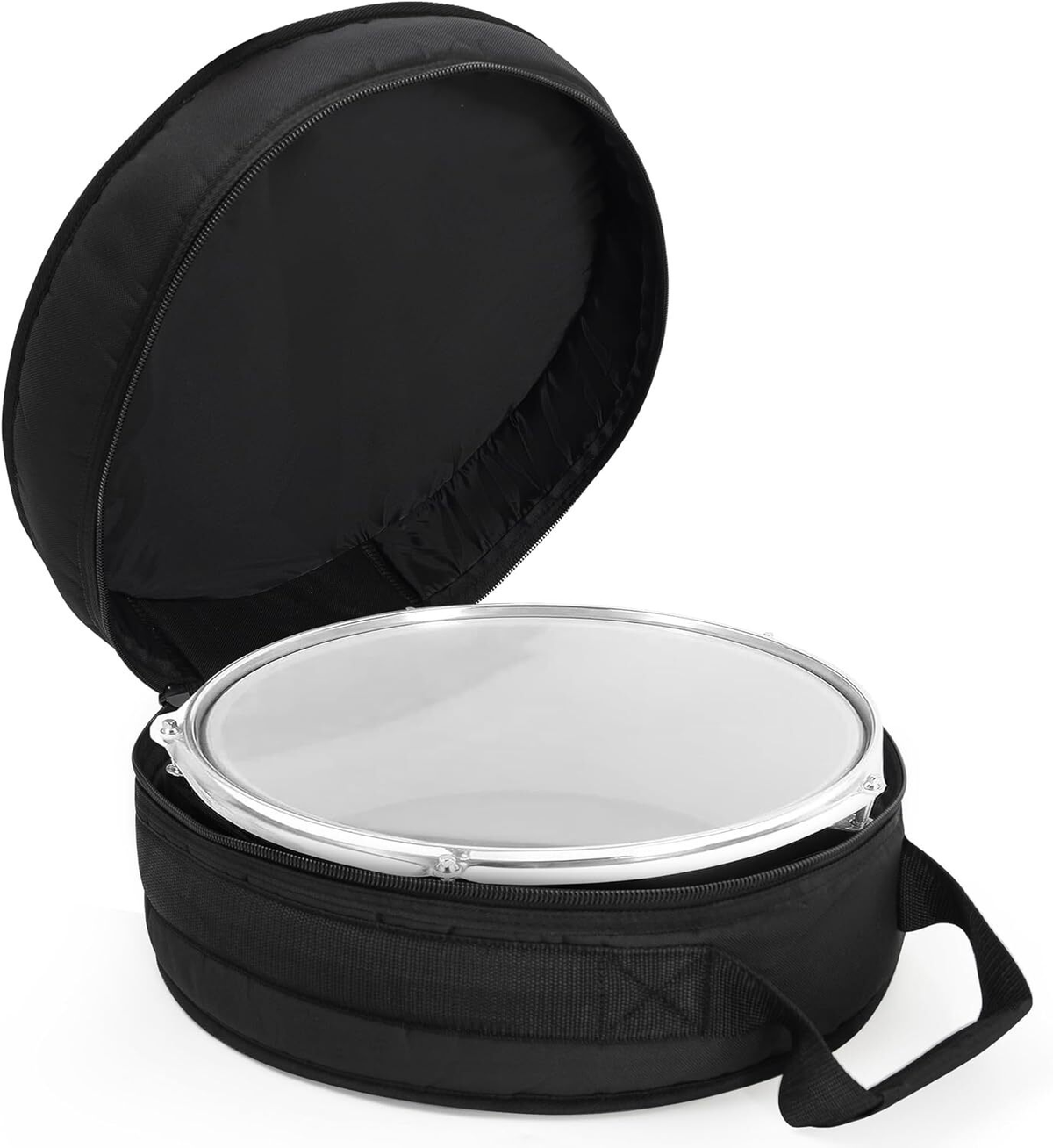 14 Inch Snare Drum Bag Padded Case For 14X5.5 And 14X6.5 Snare Drums Black