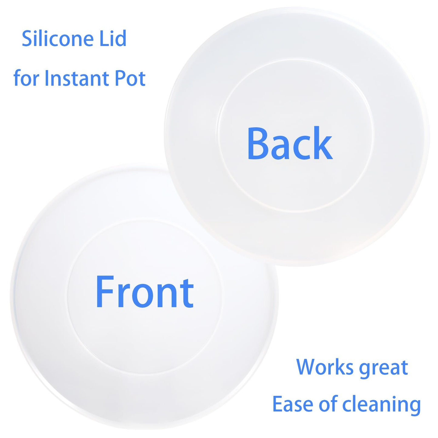 Silicone Lid for Instant Pot 3 QT, 8.1IN Reusable Pot Cover for Instant Pot 3...