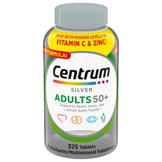 Centrum Silver Adults 50+ Multivitamin, 325 Tablets Men&Women