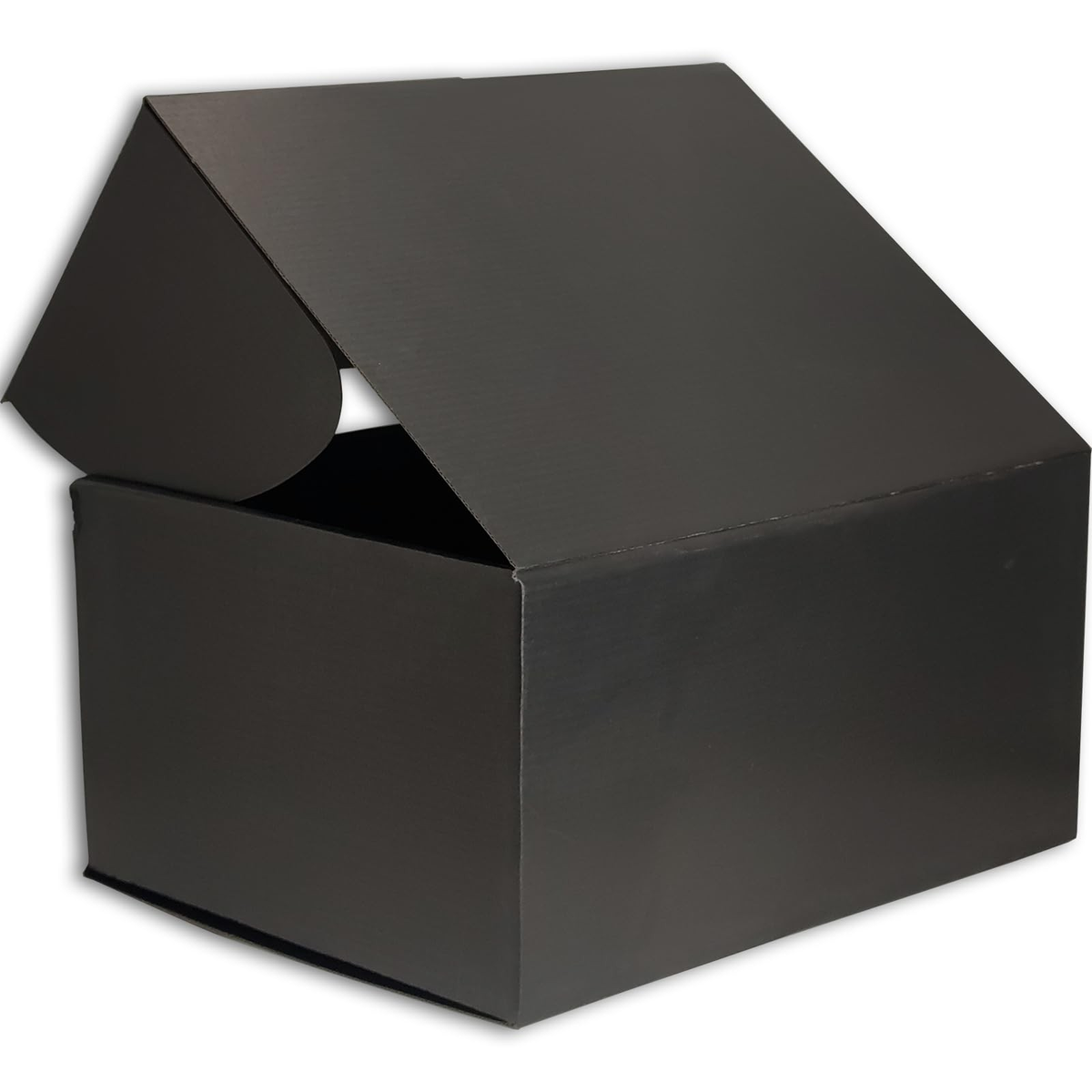 12x8x6 Black Shipping Boxes | 15-Pack Corrugated Cardboard Mailer Boxes | Small Business Packaging | FREE SHIPPING 📦🖤
