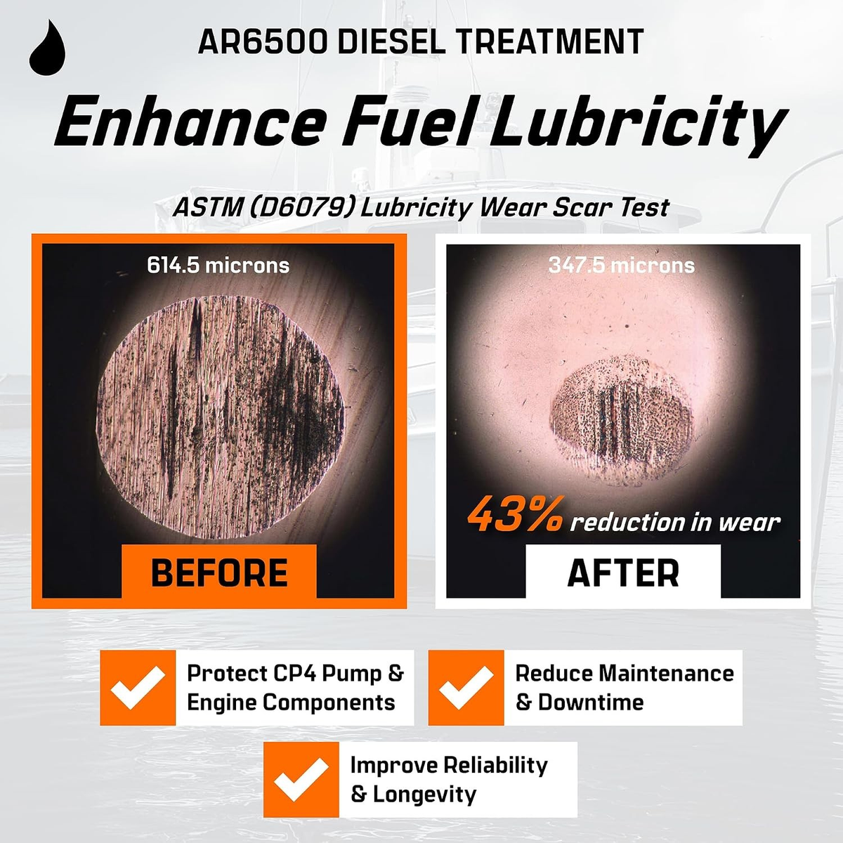 AR6500 Diesel Treatment 4-Pack for 400 Gallons