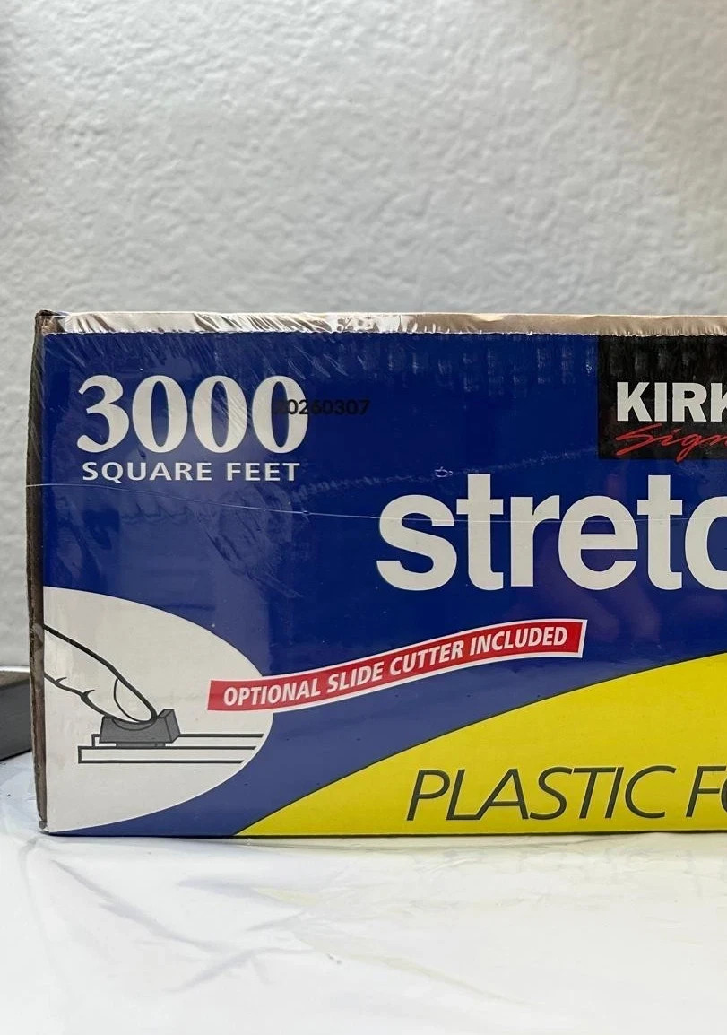 Kirkland Signature Stretch-Tite Premium Plastic Food Wrap 12" X 3000 ft