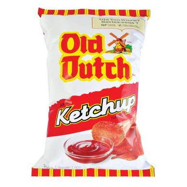 Old Dutch Ketchup Flavoured Potato Chips 235g | Classic Canadian Snack | Gluten Free | FREE SHIPPING