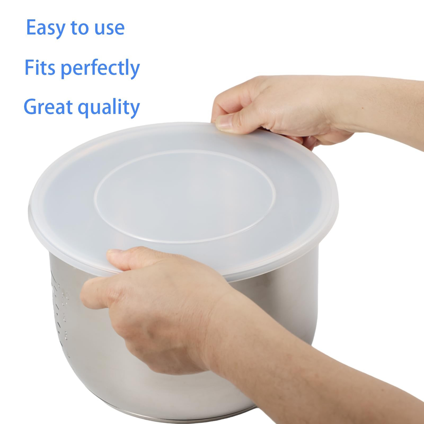 Silicone Lid for Instant Pot 3 QT, 8.1IN Reusable Pot Cover for Instant Pot 3...