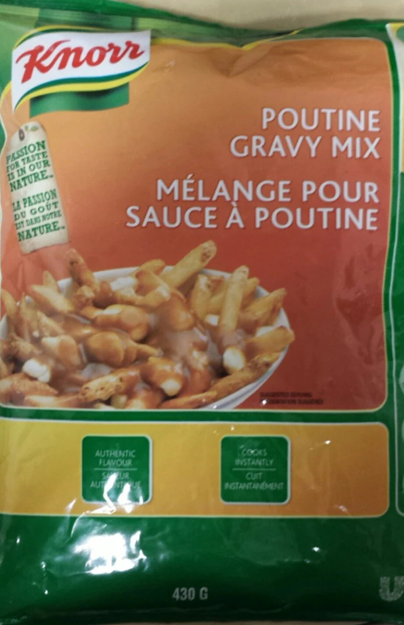 Knorr Poutine Gravy Mix 430g bag 66 servings 4 Litres