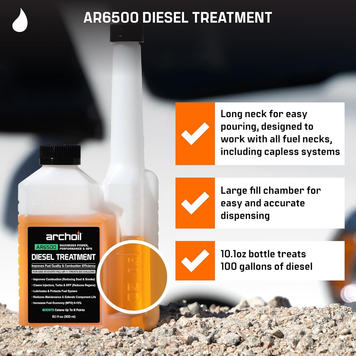 AR6500 Diesel Treatment 4-Pack for 400 Gallons
