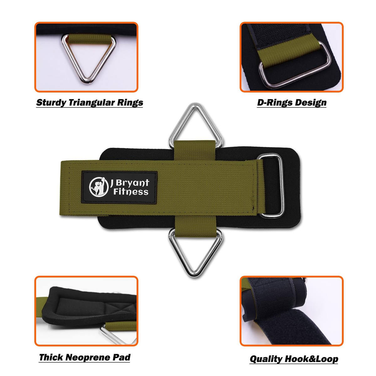 Heavy Duty Adjustable Wrist Cuffs for Cable Machines  Strength Training Support