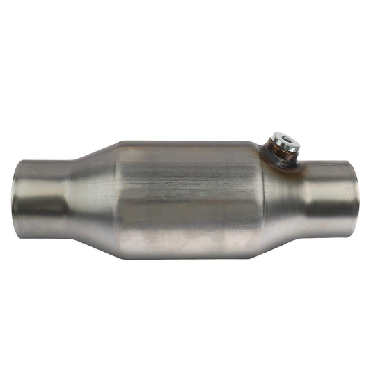 MAYASAF 2.5" Inlet/Outlet Universal Catalytic Converter, with O2 Port【EPA Com...