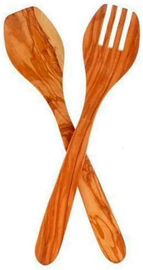 Eddington Italian Olive Wood Pasta Server – Handcrafted in Europe – 12 Inch – Free Shipping