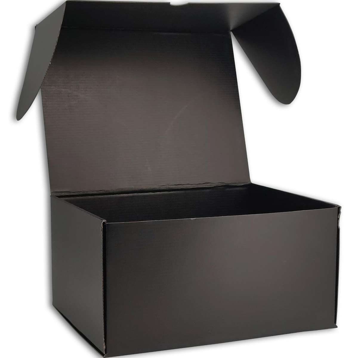 12x8x6 Black Shipping Boxes | 15-Pack Corrugated Cardboard Mailer Boxes | Small Business Packaging | FREE SHIPPING 📦🖤