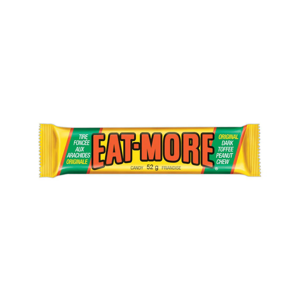 HERSHEY'S Eat-More Chocolate Bars – Chewy Toffee, Peanuts & Chocolate Candy