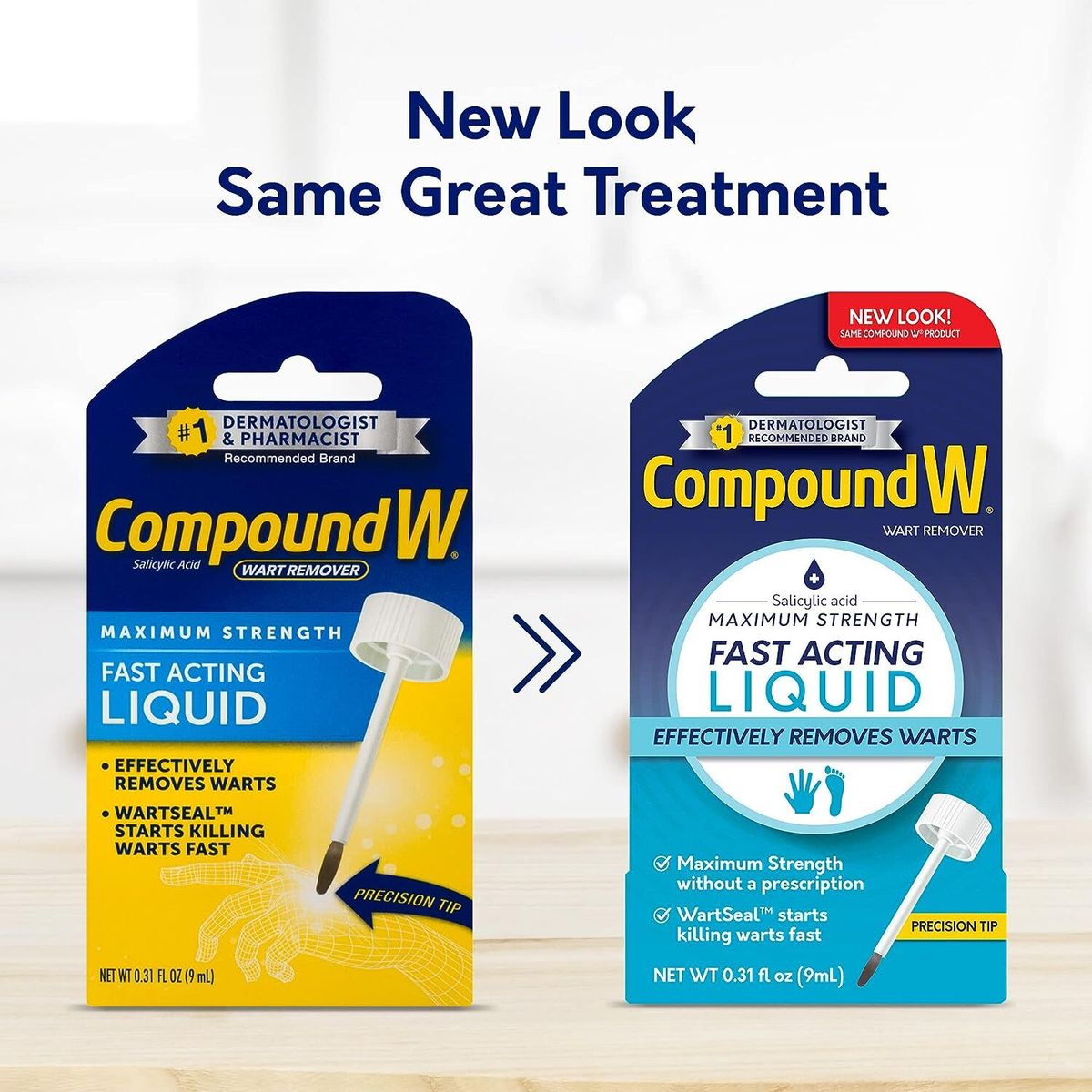 Compound W Maximum Strength Wart Remover Liquid | 17% Salicylic Acid | Fast Acting | Common & Plantar Warts | FREE SHIPPING ⚕️