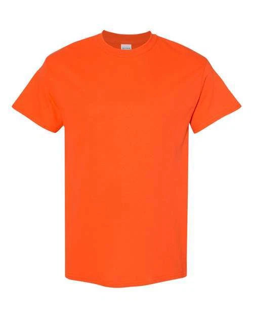 Bulk Lot Gildan Men Heavy Cotton  Short Sleeves T-Shirt 5000 S-XL PACK OF 5