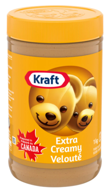 Kraft Extra Creamy Peanut Butter 1kg (3 Pack) – Canadian Smooth Peanut Butter